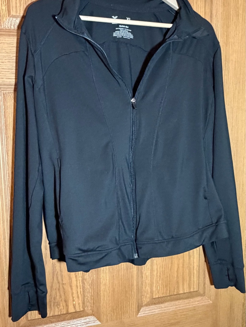 Xersion Black Full-Zip Utility Jacket